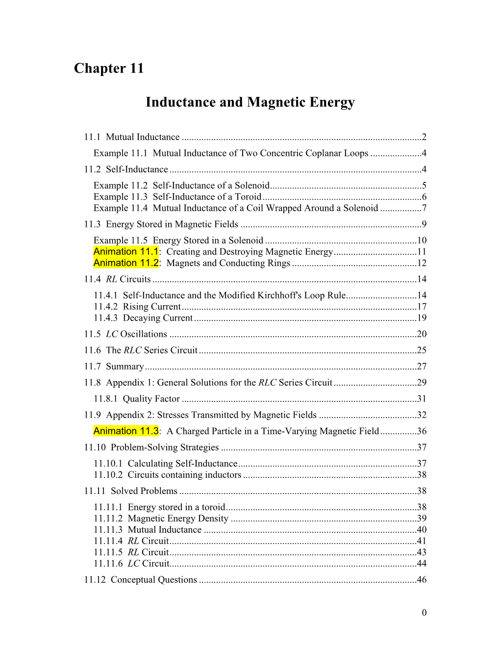 Mutual Inductance