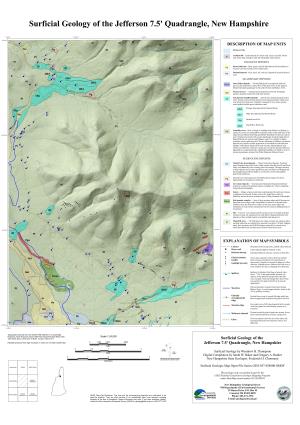Surficial Geology Map of the Jefferson 7.5' Quadrangle, New Hampshire
