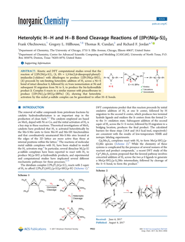 Heterolytic H–H and H–B Bond Cleavage Reactions of {(Ipr)Ni(Μ-S)}2
