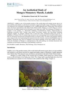 PDF an Aesthetical Study of Mongyu Monastery Murals, Ladakh