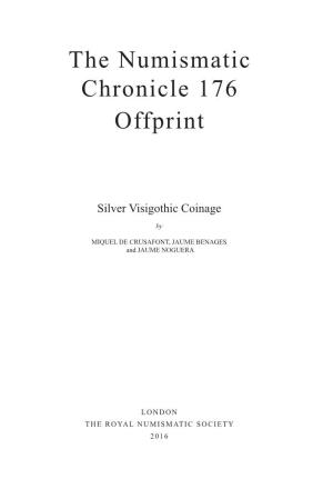 The Numismatic Chronicle 176 Offprint