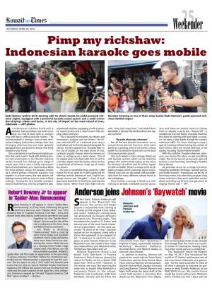 Indonesian Karaoke Goes Mobile