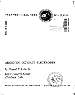 Argentic Oxysalt Electrodes