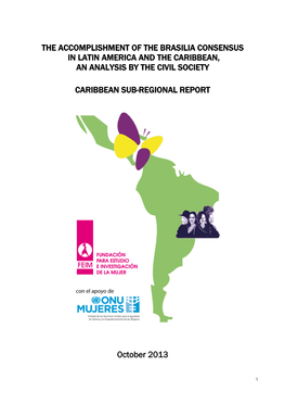 The Accomplishment of the Brasilia Consensus in Latin America and the Caribbean, an Analysis by the Civil Society