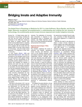 Bridging Innate and Adaptive Immunity