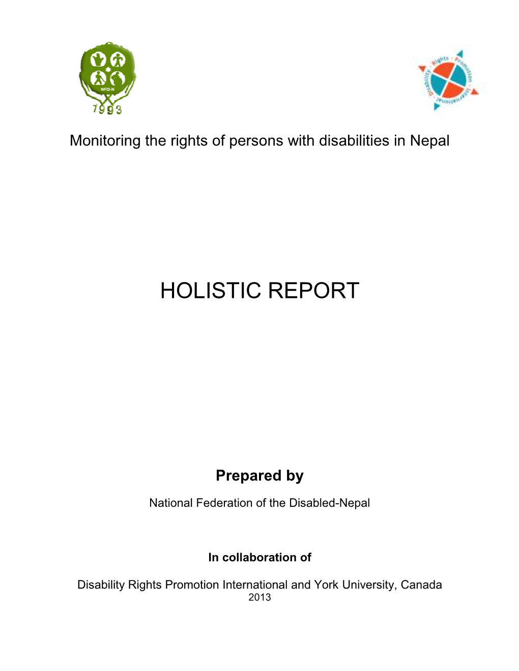 Holistic Report