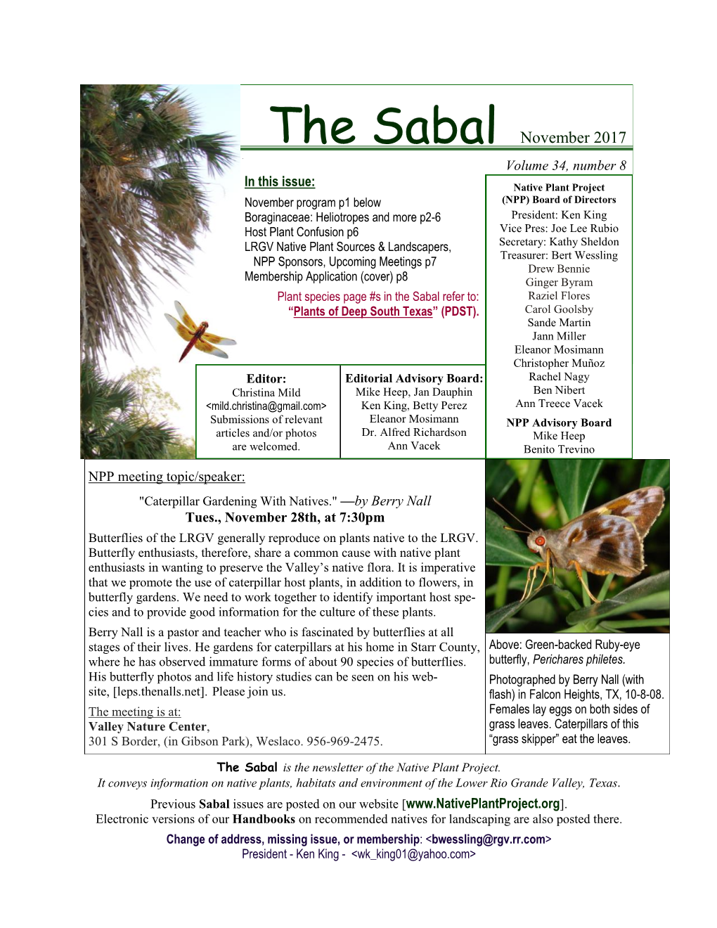 The Sabal November 2017