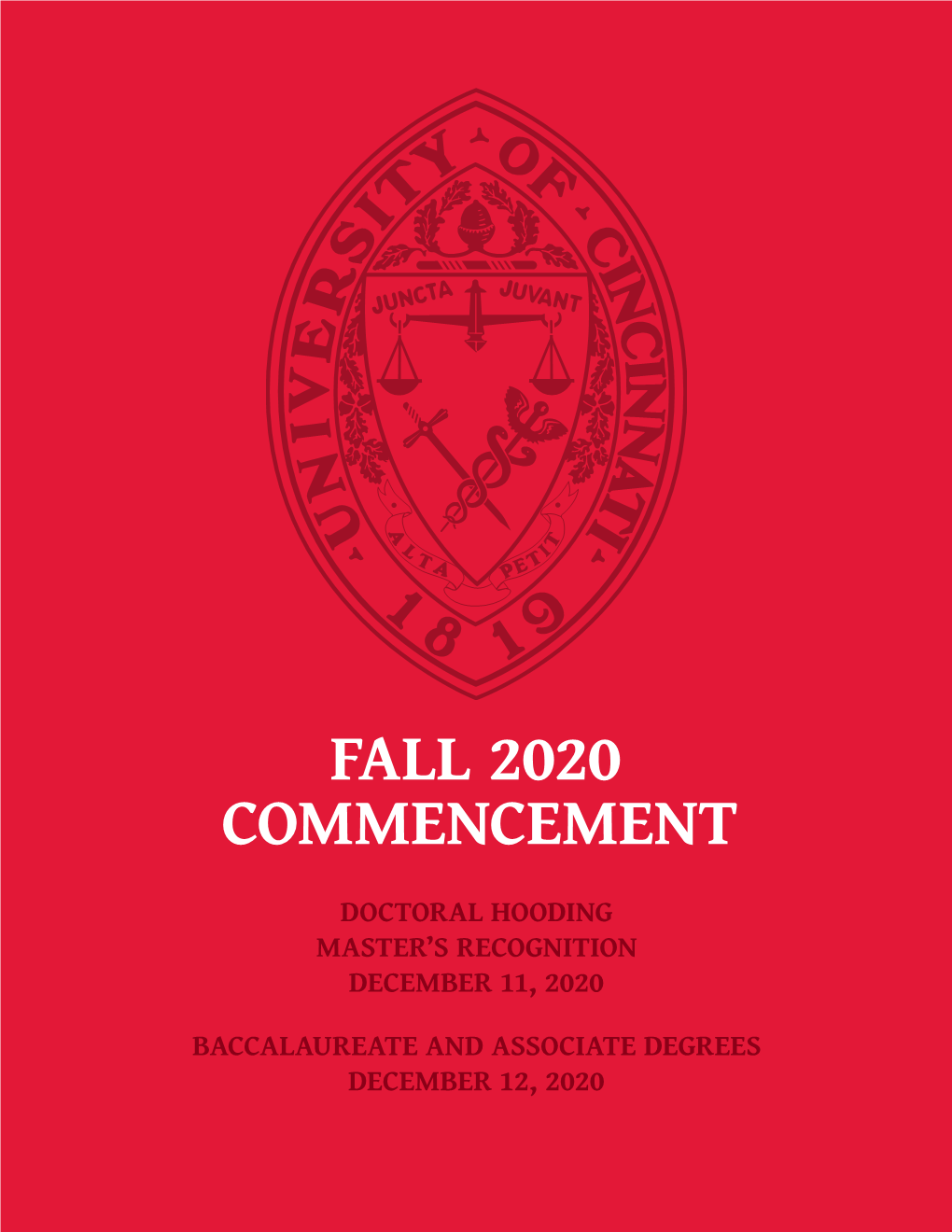 Fall 2020 Commencement