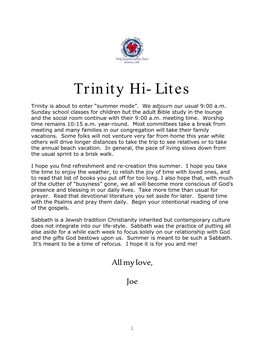 Trinity Hi-Lites