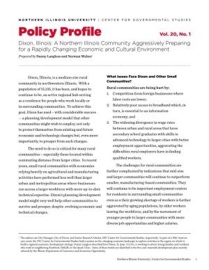 Policy Profile Vol
