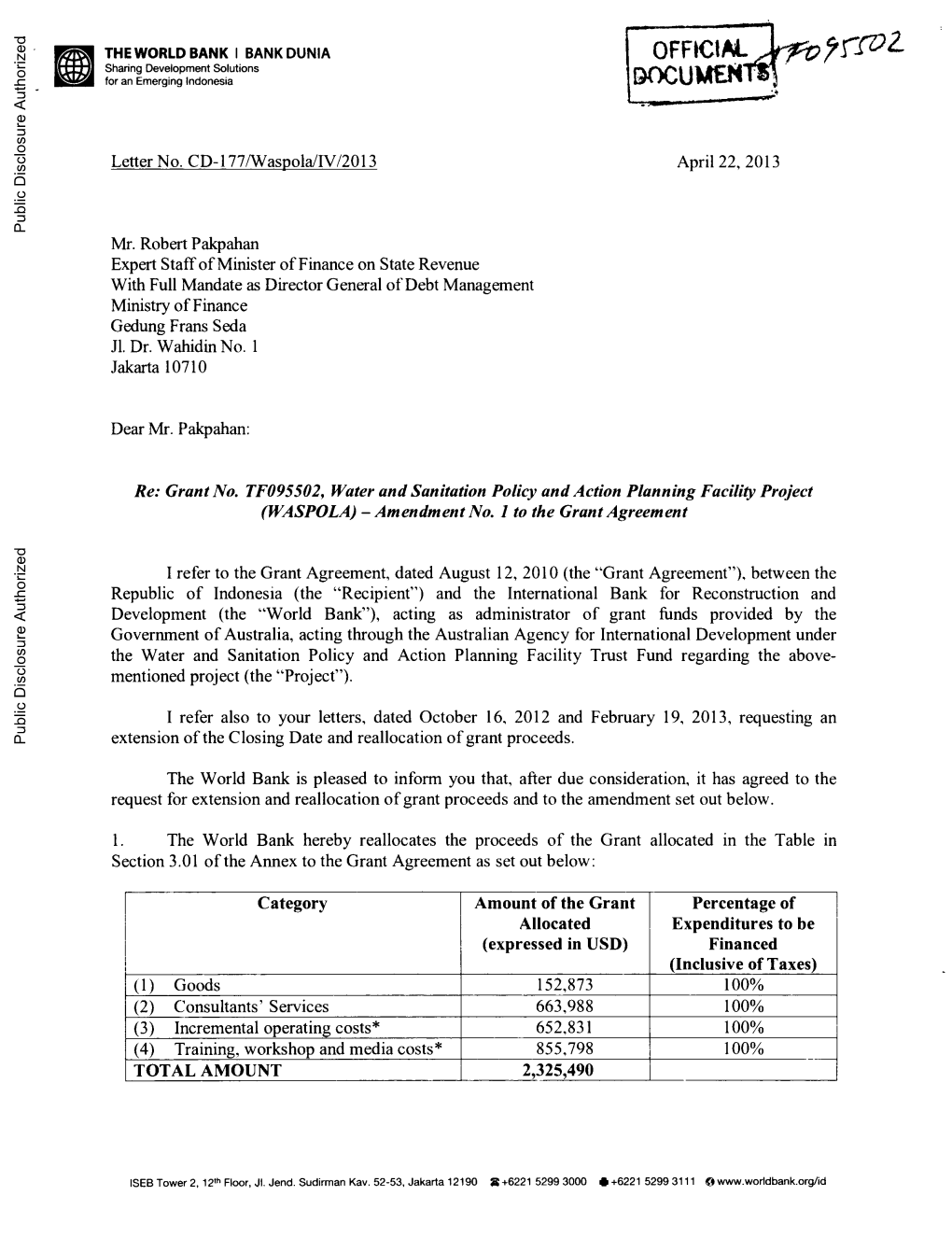 World Bank Document