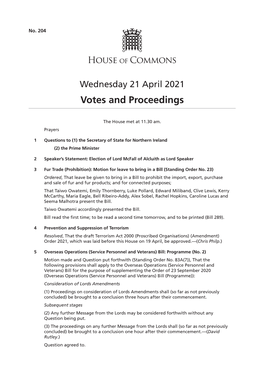 View Votes and Proceedings PDF File 0.03 MB