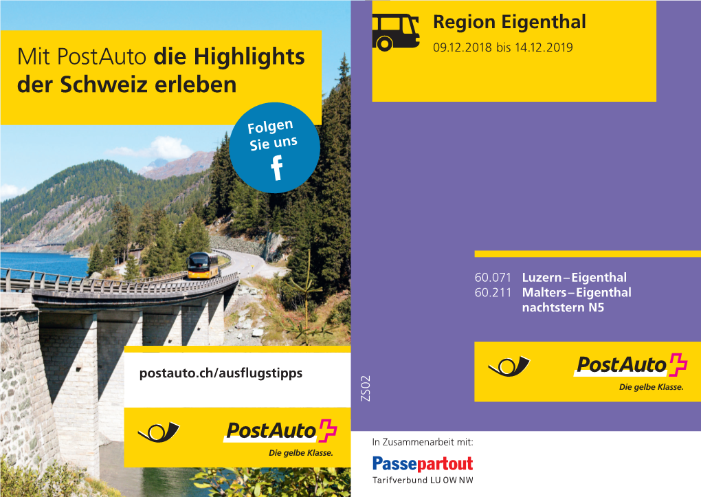 Mit Postauto Die Highlights Der Schweiz Erleben