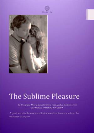 The Sublime Pleasure