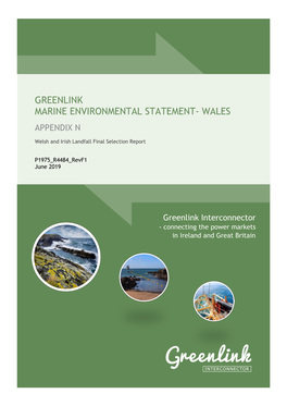 Greenlink Marine Environmental Statement- Wales Appendix N