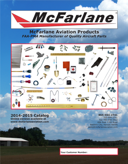 Mcfarlane Aviation Catalog 2020