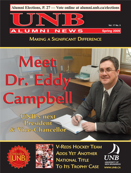 UNB Alumni News Winter 09