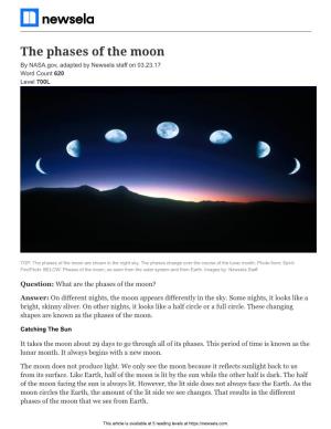 “The Phases of the Moon” Article