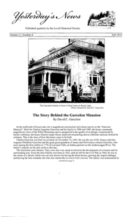 The Story Behind the Garcelon Mansion by David C