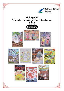 White Paper on Disaster Management 2016 Summary