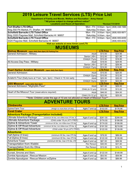 Museums Adventure Tours