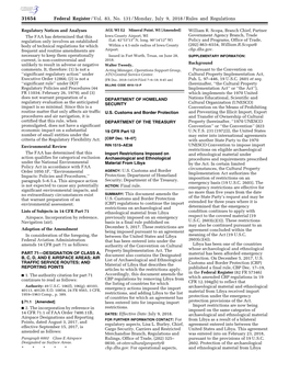 Federal Register/Vol. 83, No. 131/Monday, July 9, 2018/Rules