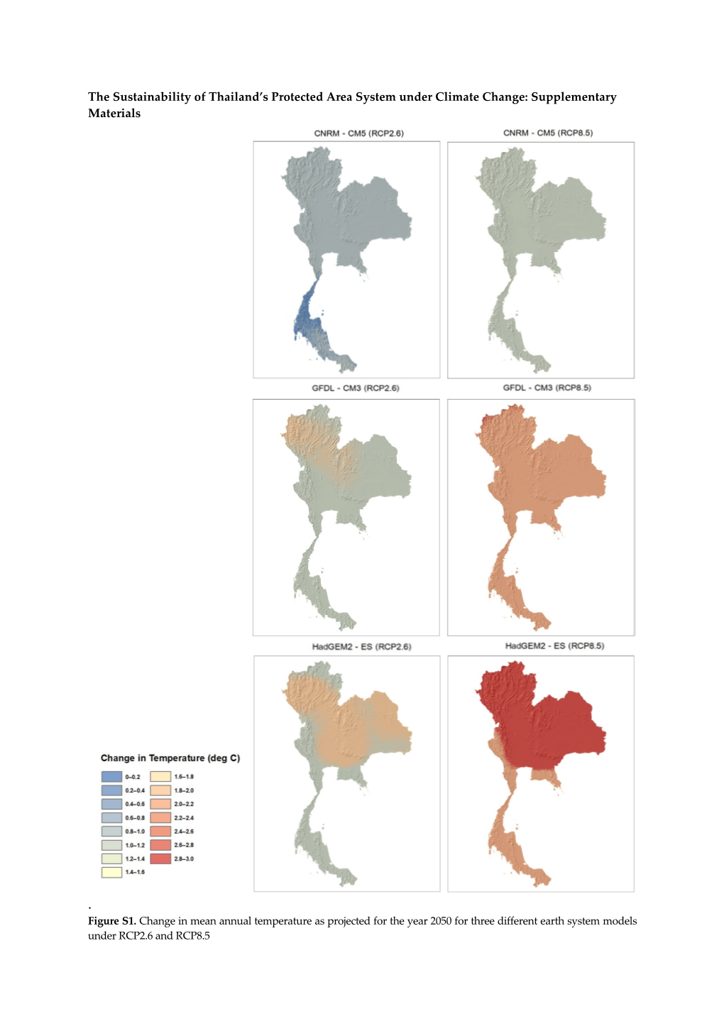 The Sustainability of Thailand's Protected Area System Under