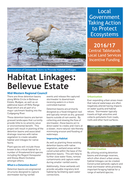 Habitat Linkages: Bellevue Estate