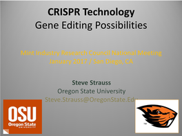 CRISPR Technology Gene Editing Possibilities