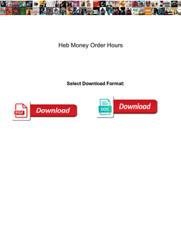 Heb Money Order Hours