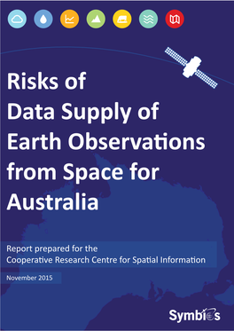 Risks of Data Supply of Earth Observations from Space for Australia