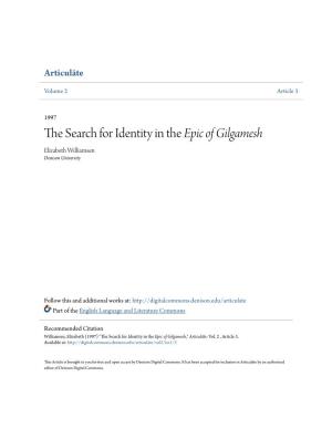 The Search for Identity in the Epic of Gilgamesh