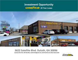 3622 Satellite Blvd. Duluth, GA 30096 Listed by Peter Shin, 404-642-0461, Retailcenter@Gmail.Com, 3170 Peachtree Ind