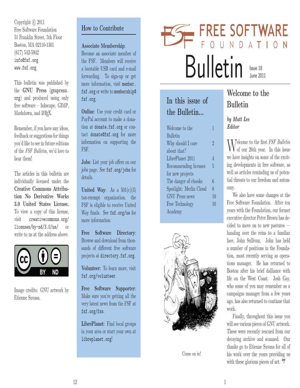 Bulletin Issue 18