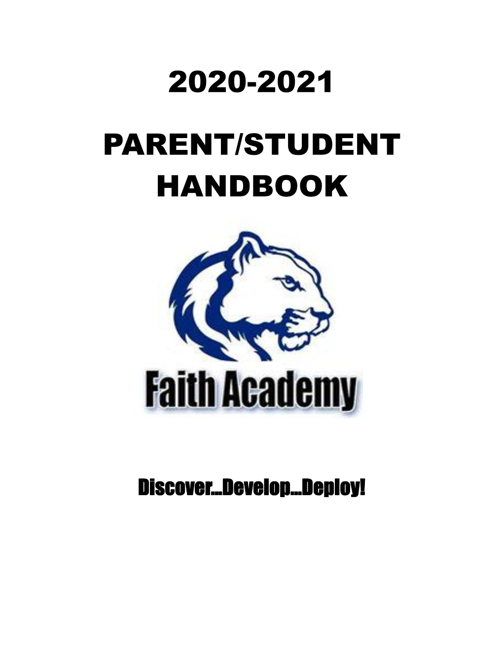 2020-2021 Parent/Student Handbook