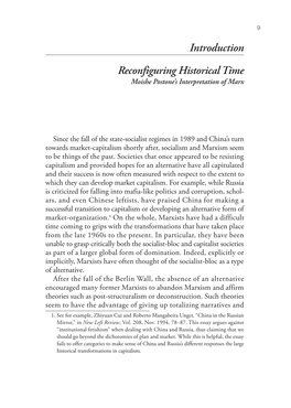 Introduction Reconfiguring Historical Time
