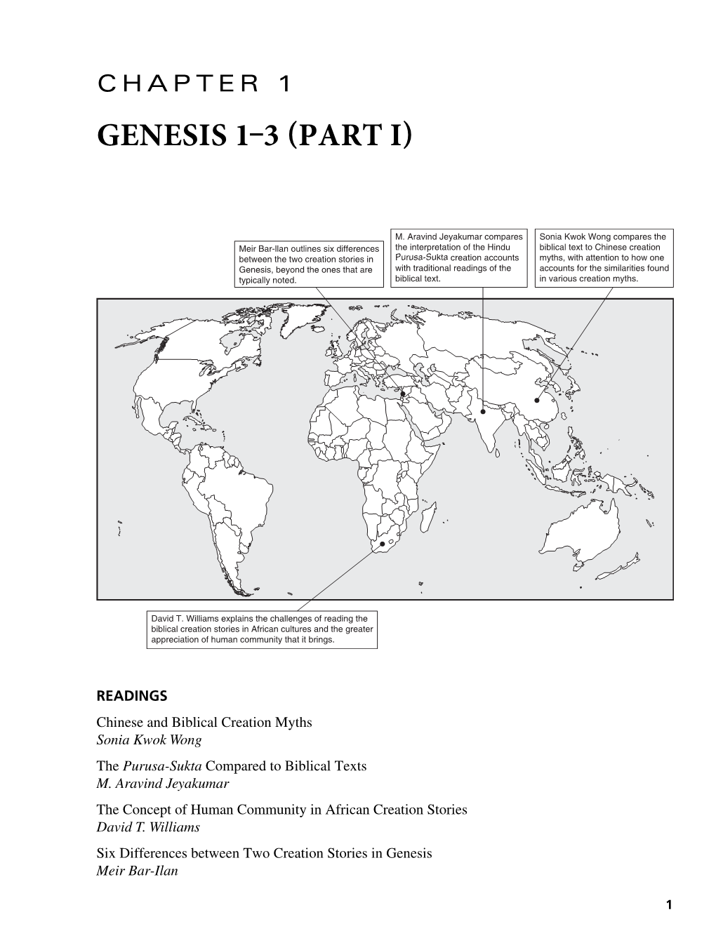 Genesis 1–3 (Part I)