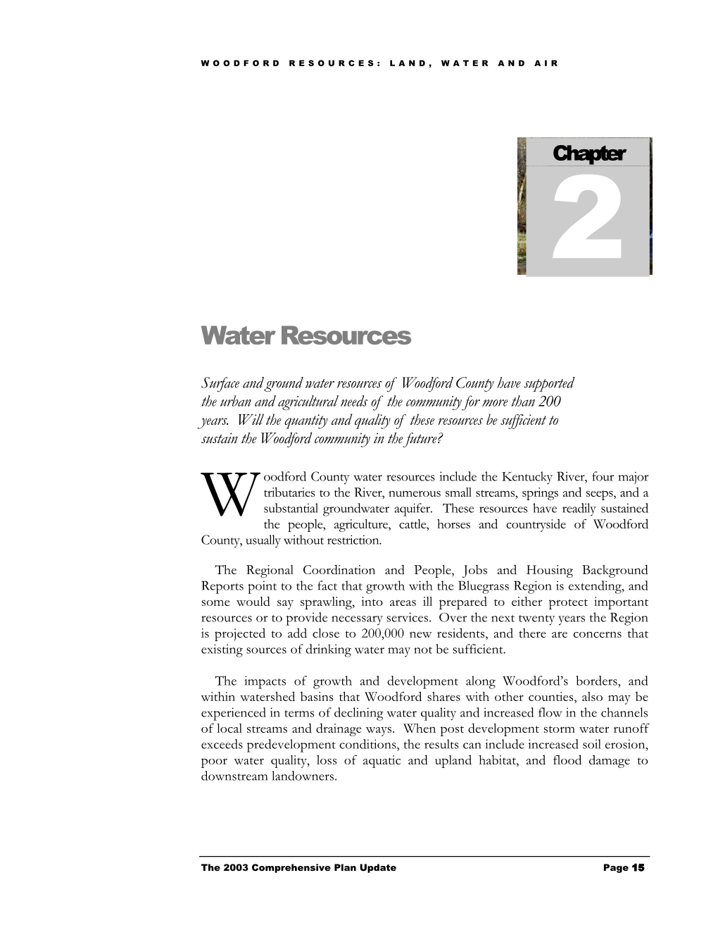 Water Resources