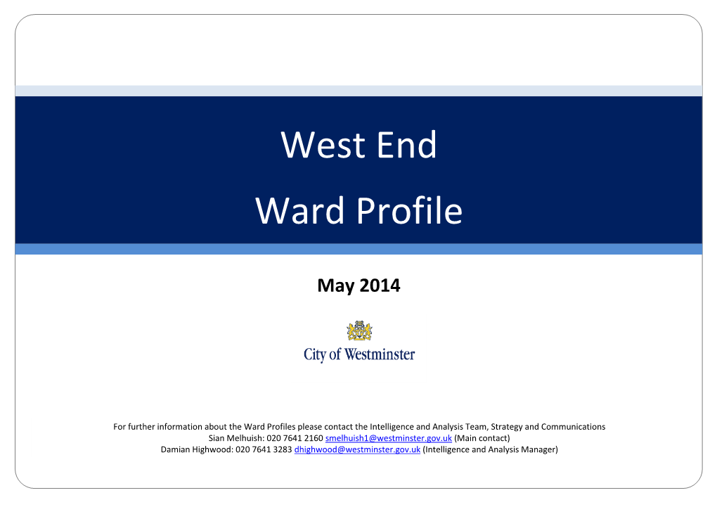 West End Ward Profile