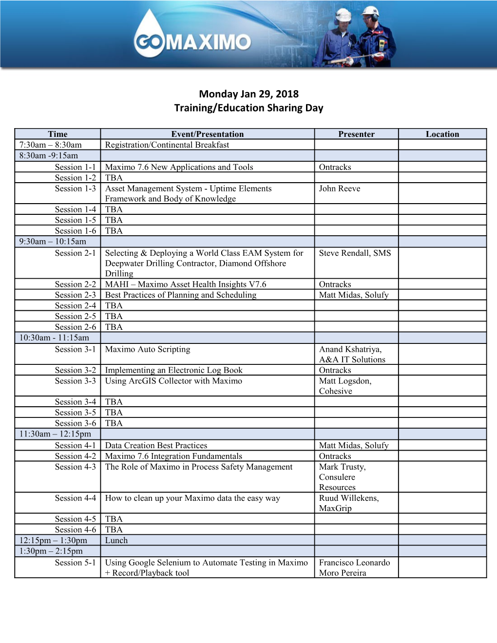 Here Is a Sample of Some of the Certifications That Will Be Available to the FMMUG Members