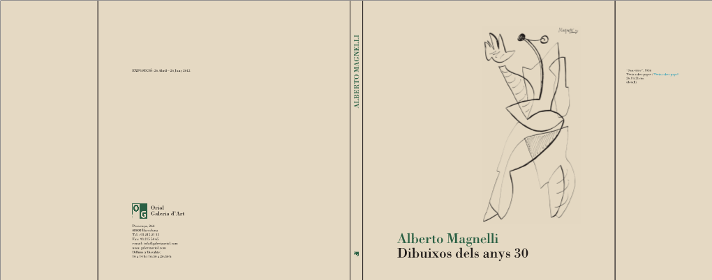 Alberto Magnelli Dibuixos Dels Anys 30