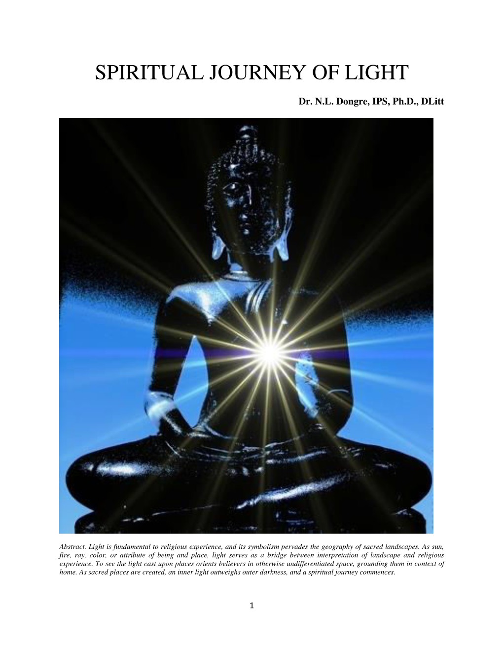 Spiritual Journey of Light