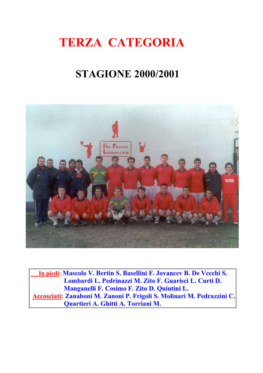 02-Campionato 2000 2001