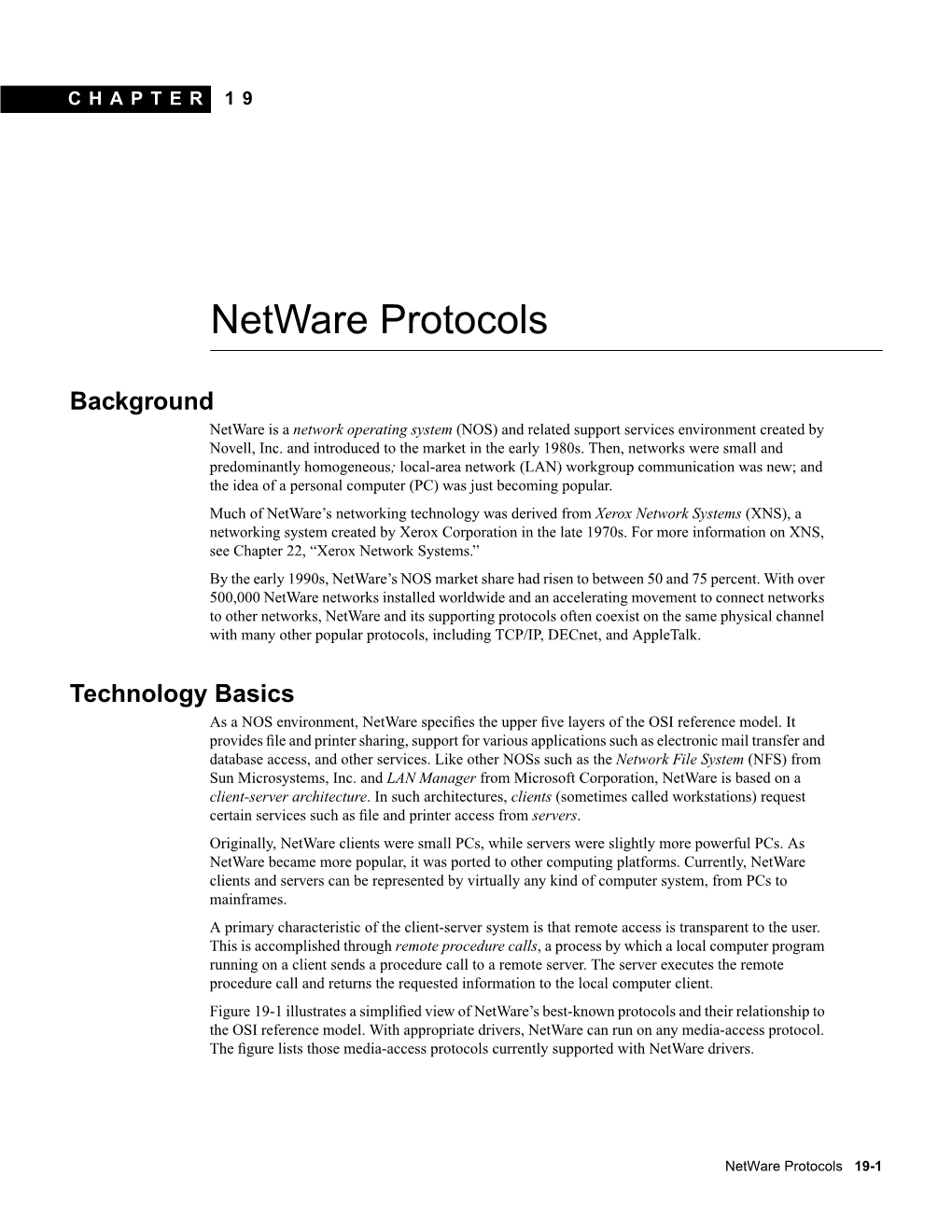 Netware Protocols
