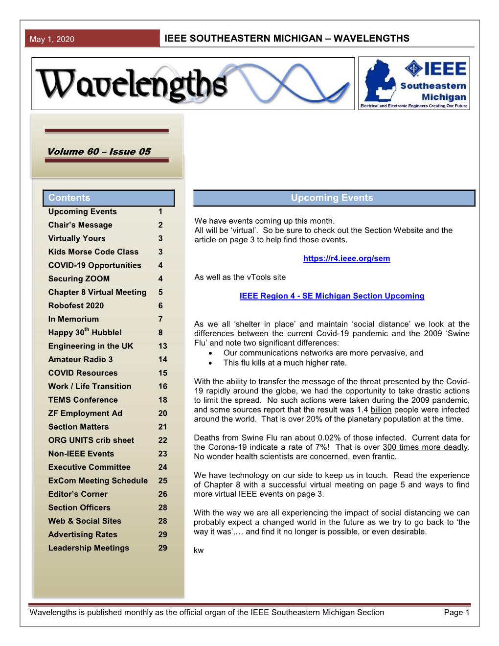 Ieee Southeastern Michigan – Wavelengths