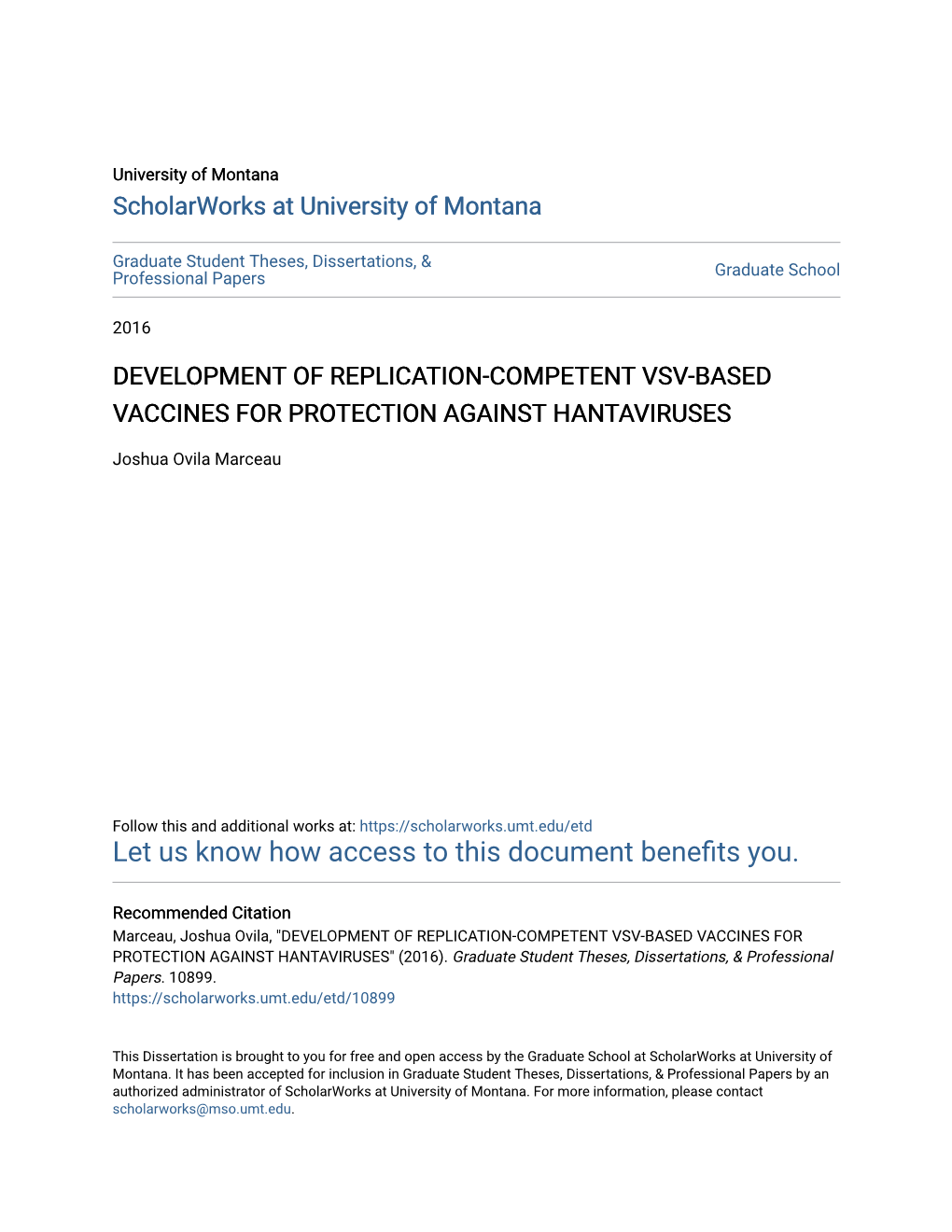 Development of Replication-Competent Vsv-Based Vaccines for Protection Against Hantaviruses