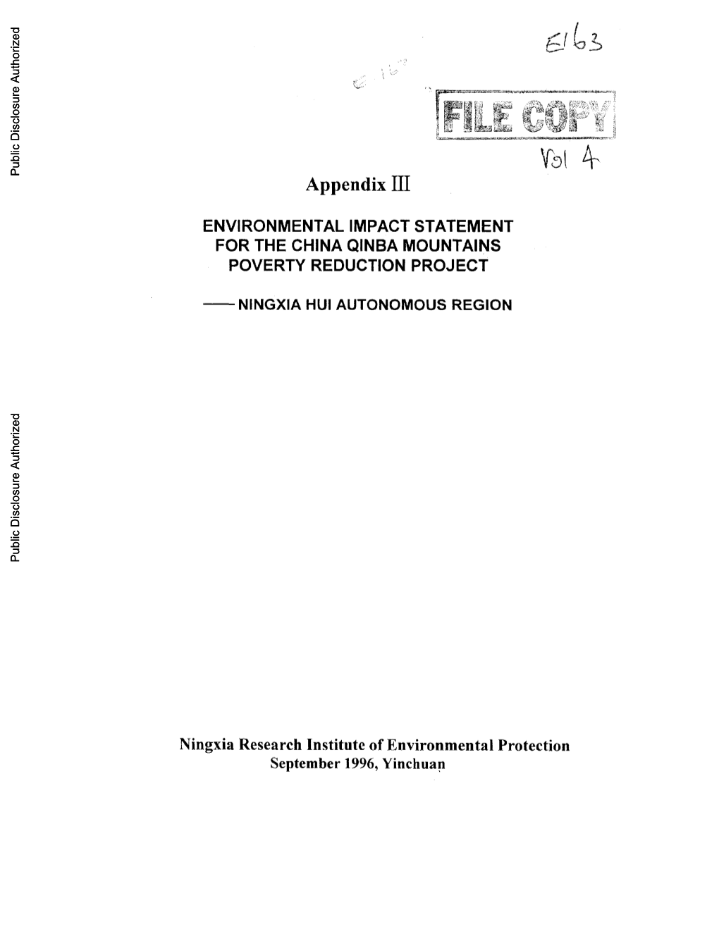 World Bank Document