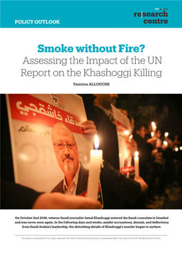 Smoke Without Fire? Assessing the Impact of the UN Report on the Khashoggi Killing