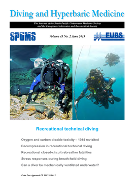 Recreational Technical Diving
