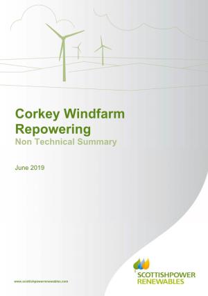 Corkey Windfarm Repowering Non Technical Summary